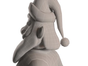 santa claus character 3D मॉडल