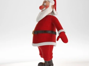 rigged santa claus character 3D Model
