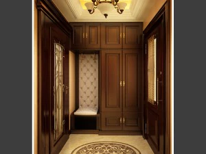 vestibolo della casa classica Modello 3D