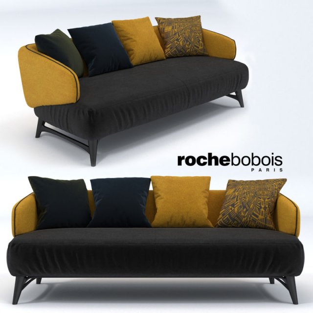 aries 25 seat sofa 3D Model .c4d .max .obj .3ds .fbx .stl .blend
