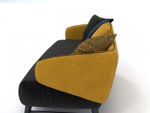aries 25 seat sofa 3D Model