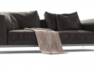 flexform leather sofa ettore Model 3D