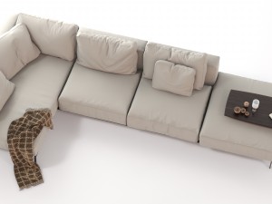 flexform sectional sofa ettore 3D Model