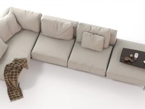 flexform sectional sofa ettore 3D Model
