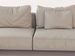 flexform sectional sofa ettore 3D Model