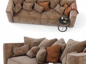 mags soft sofa sectional scandinavian design Model 3D