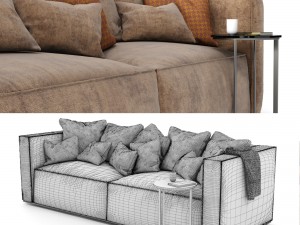 mags soft sofa sectional scandinavian design Model 3D
