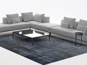 b and b italia sofa michel effe 3D Model