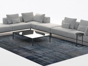 b and b italia sofa michel effe 3D Model