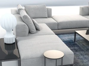 b and b italia sofa michel effe 3D Model