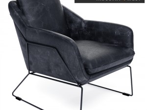 metl lounge chair industrywest Modello 3D