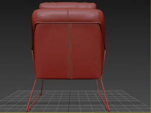 metl lounge chair industrywest 3D Model