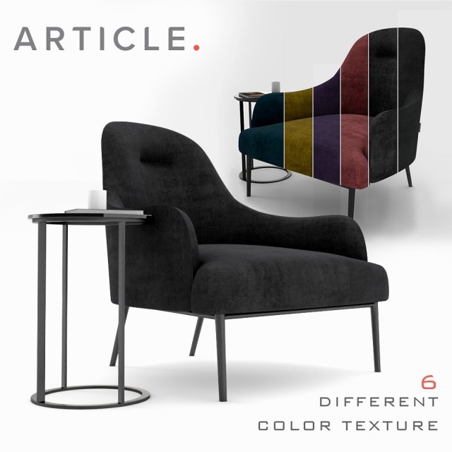 embrace armchair Modelo 3D .c4d .max .obj .3ds .fbx .stl .blend 