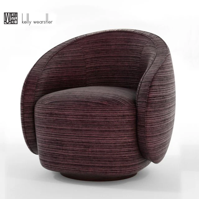 sedia girevole kelly wearstler vr - ar - low-poly Modello 3D .c4d .max .obj .3ds .fbx .stl .blend 