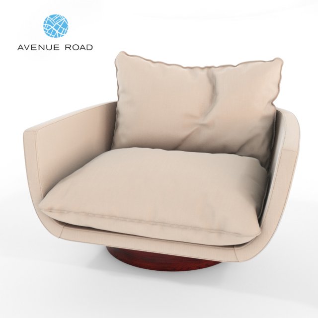 rua ipanema lounge chair 3D Model .c4d .max .obj .3ds .fbx .stl .blend 