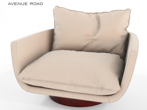 rua ipanema lounge chair 3D Модель