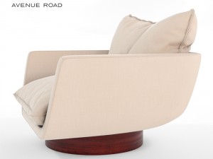 rua ipanema lounge chair 3D Model