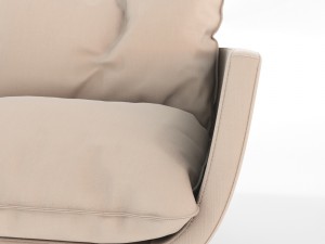 rua ipanema lounge chair 3D Model