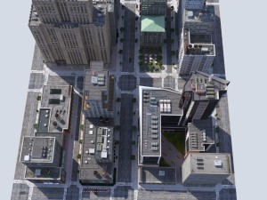 metropolis city block 3d Modelo 3D
