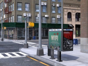 metropolis city block 3d Modelo 3D
