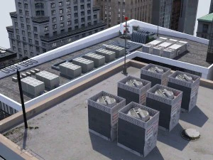 metropolis city block 3d 3D Model