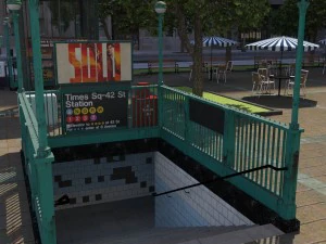 metropolis city block 3d 3D Model