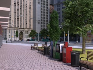 metropolis city block 3d Modelo 3D
