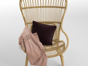 c110 highback lounge chair 3D Modell