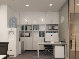 modern office interior design model Modelo 3D