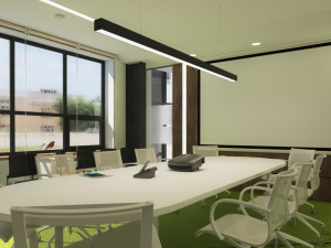 modern office interior design model Modelo 3D