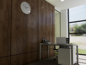 modern office interior design model Modelo 3D