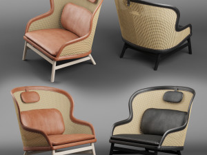 dandy armchair 3D 模型