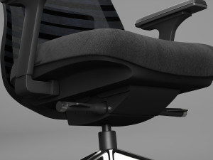 sparta high back office chair 3D Model