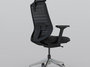 sparta high back office chair 3D Model