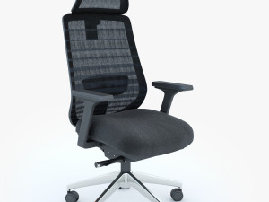 sparta high back office chair 3D Model