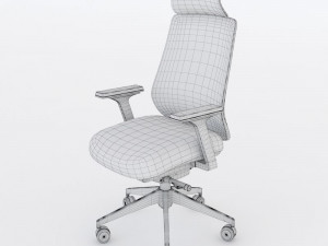 sparta high back office chair 3D Model