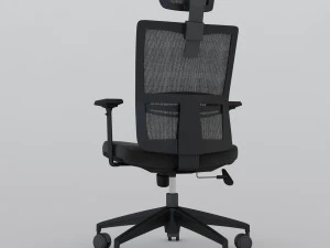 office chair ch-133 wiz high black 3D Model
