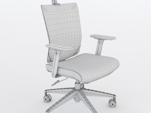office chair ch-133 wiz high black 3D Modell