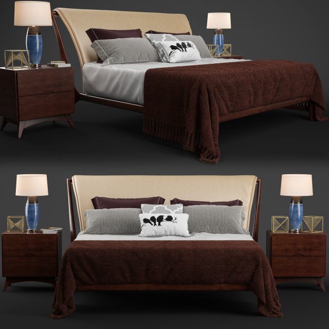 bed of jane art Modèle 3D .c4d .max .obj .3ds .fbx .stl .blend 