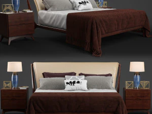 letto di Jane art Modello 3D