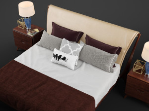 bed of jane art Modèle 3D