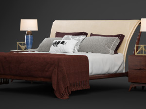 bed of jane art Modèle 3D