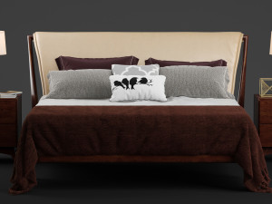 bed of jane art Modèle 3D