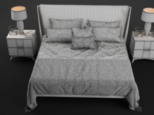 bed of jane art Modèle 3D