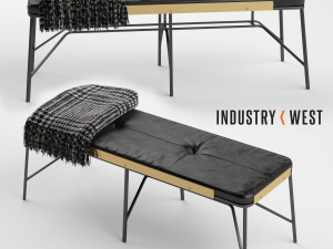 album bench industry west 3D Model