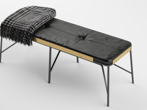album bench industry west 3D Model
