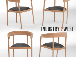 george armchair industry west 3D Model