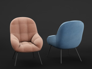 sunday lounge chair 3D मॉडल