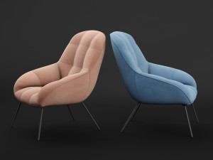 sunday lounge chair 3D मॉडल