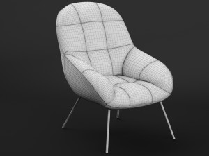 sunday lounge chair 3D मॉडल